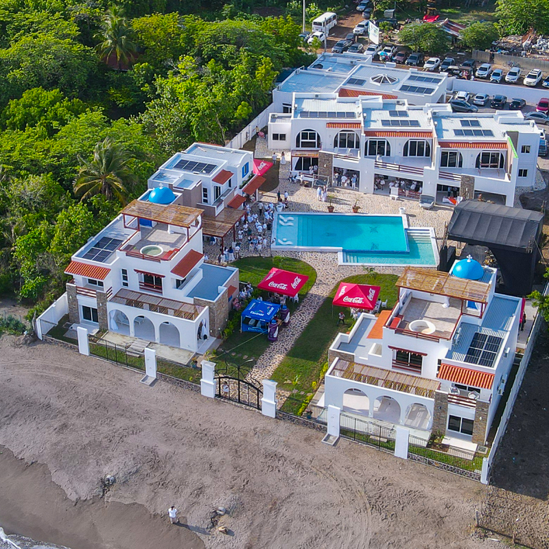 Mariposa Beach Club — aerial view