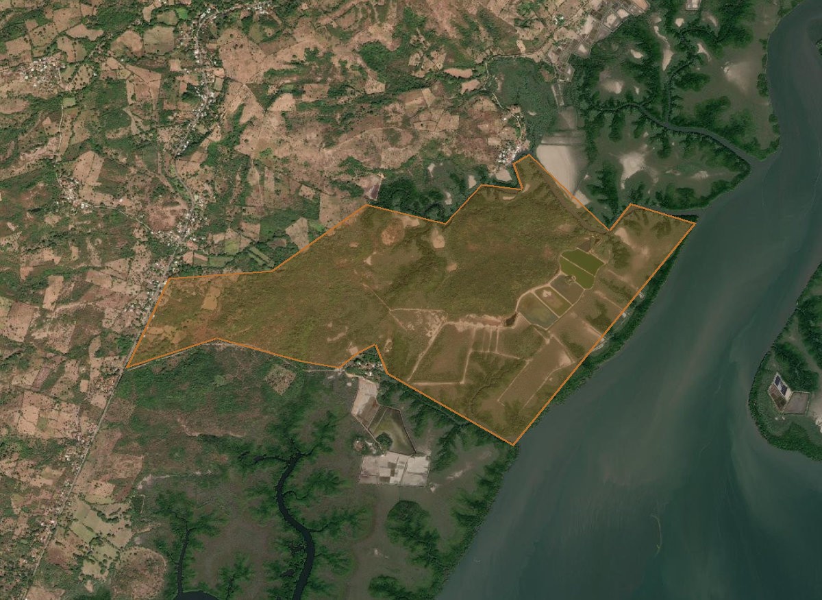 Satellite lot line view — 412 manz, San Alejo, La Unión